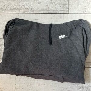 LARGE dark grey nike hoodie